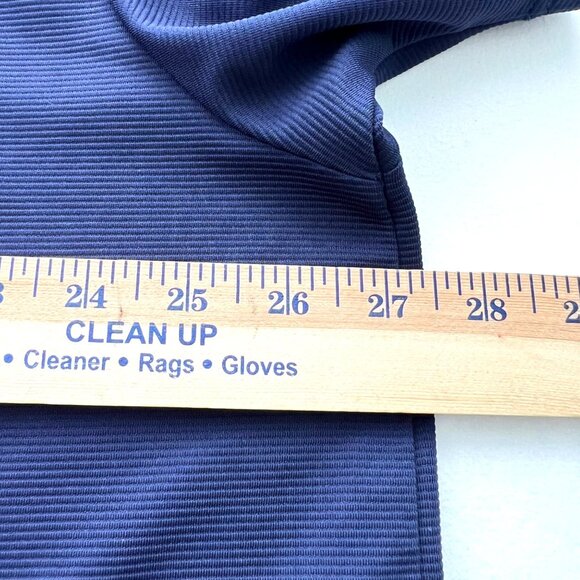 Ben Hogan Performance Mens 3XL Navy Polo Golf Shirt Ribbed Embroidered Logo - Picture 7 of 9